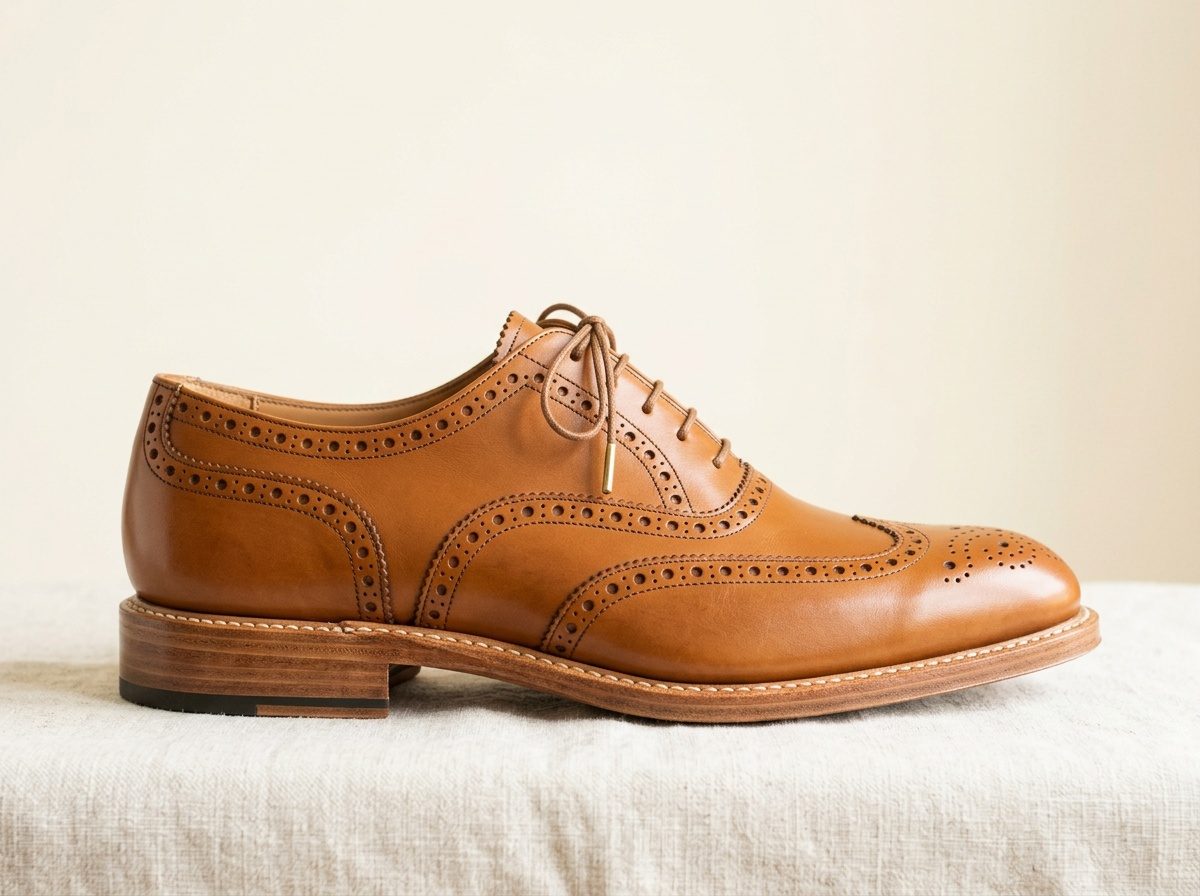 Brogue wingtip — dopo il restauro