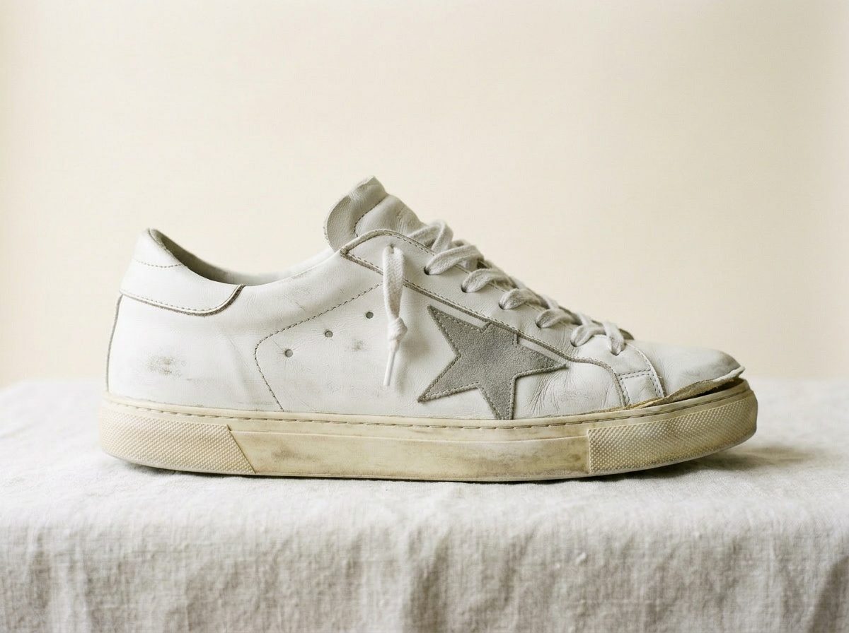 Sneaker luxury — prima del restauro