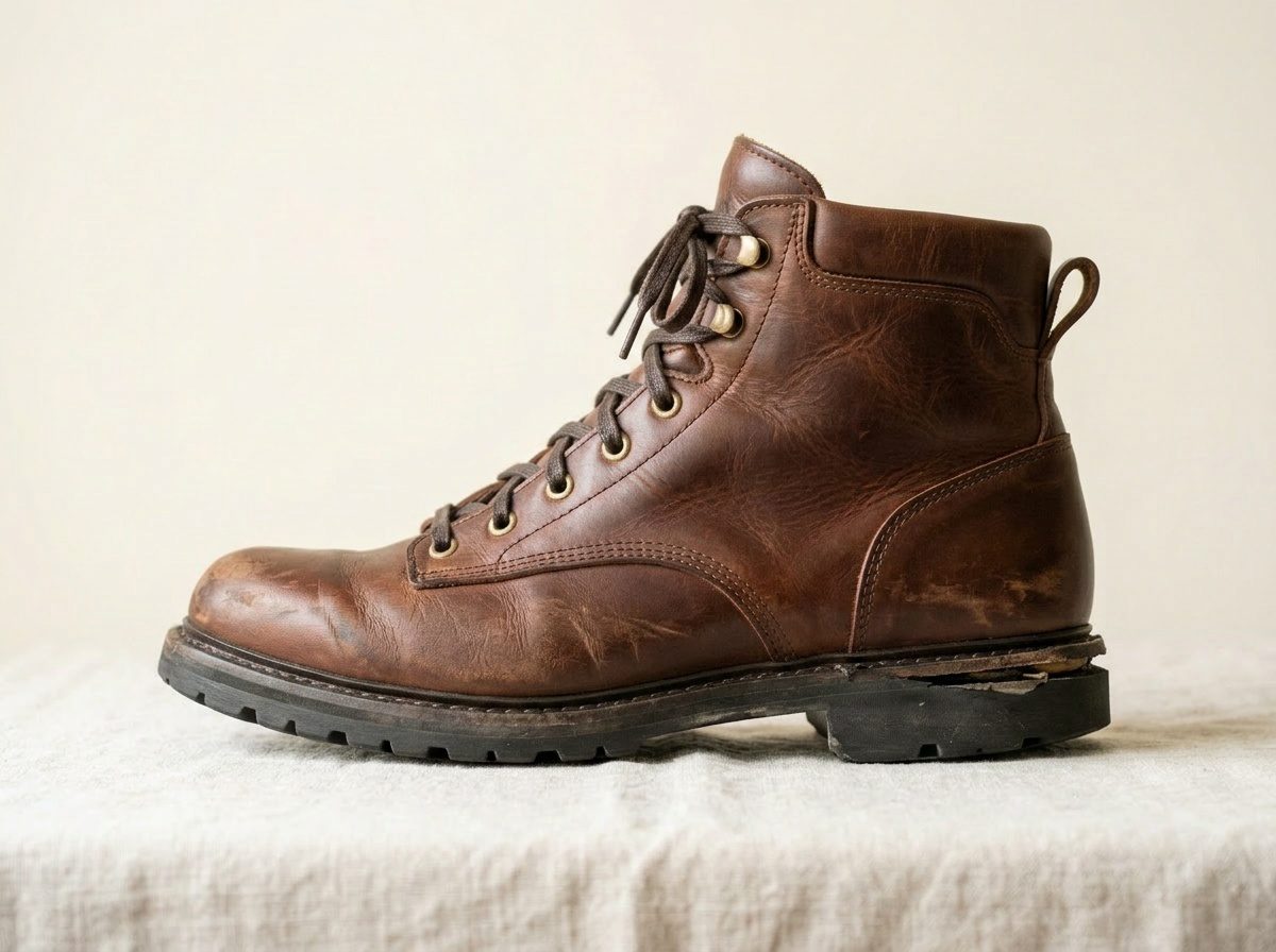 Scarponcino trekking — prima del restauro