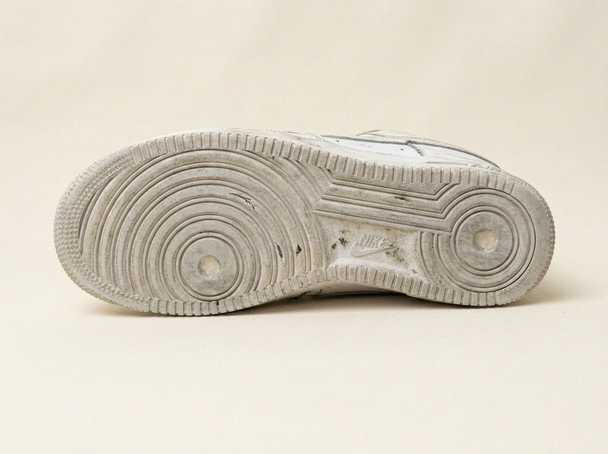 Suola sneaker — prima del restauro