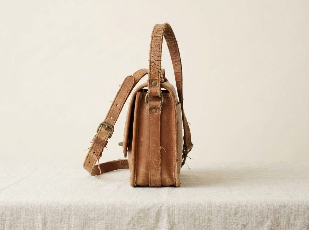 Borsa a tracolla — prima del restauro